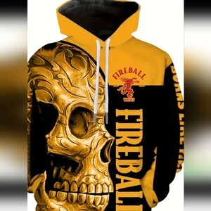 Fire ball sweatshirts unisex